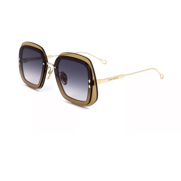Isabel MARANT Gold Aviator Lens Sunglasses - Picture 1 of 9